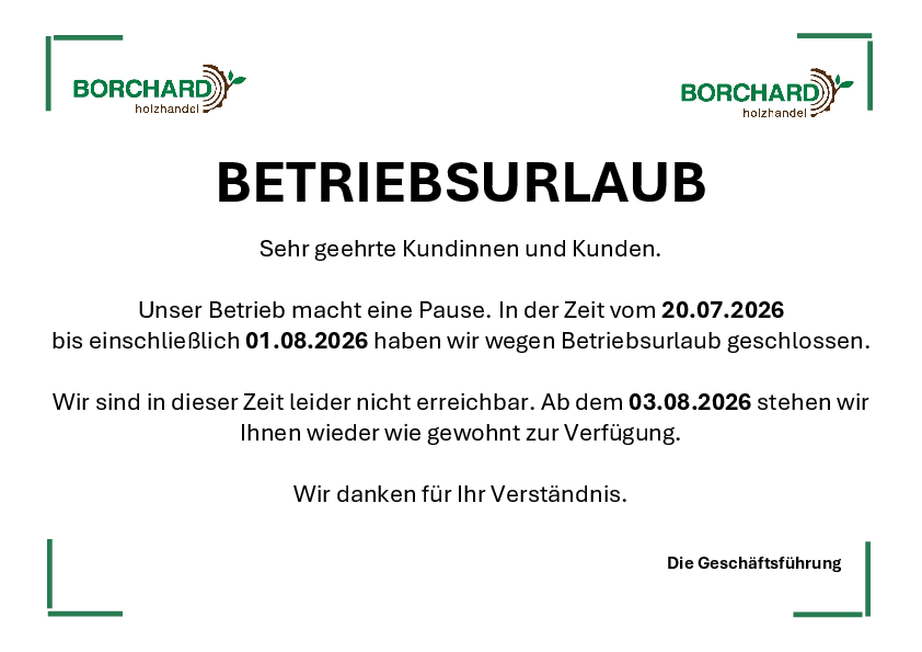 Betriebsurlaub