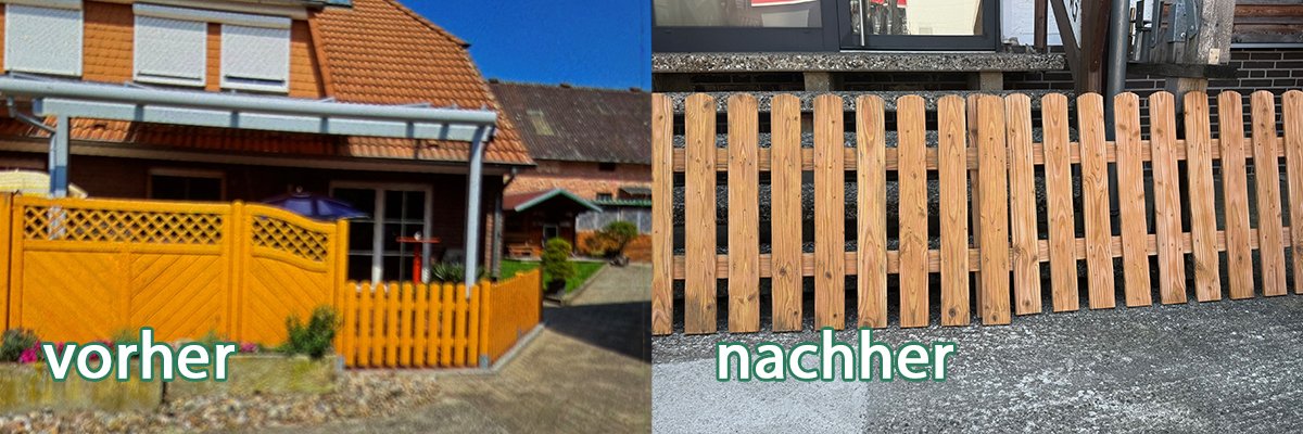 Bauvorhaben Zaunanlage